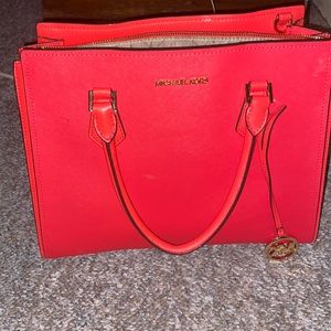 Beautiful Red Michael Kors bag